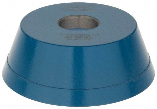 Norton - 5" Diam, 1-1/4" Hole Size, 1-3/4" Overall Thickness, 150 Grit, Type 11 Tool & Cutter Grinding Wheel - Very Fine Grade, Diamond, R Hardness, Resinoid Bond - Exact Tool & Supply