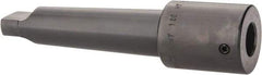 Collis Tool - 1 Inch Tap, 1.63 Inch Tap Entry Depth, MT4 Taper Shank, Standard Tapping Driver - 2-3/8 Inch Projection, 1-3/4 Inch Nose Diameter, 0.8 Inch Tap Shank Diameter, 0.6 Inch Tap Shank Square - Exact Tool & Supply
