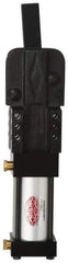 De-Sta-Co - 5,000 Lb Inner Hold Capacity, Vert Mount, Air Power Hold-Down Toggle Clamp - 3/8 NPT Port, 307.85mm Height Under Bar - Exact Tool & Supply