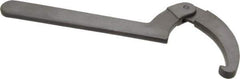 Proto - 6-1/8" to 8-3/4" Capacity, Black Oxide Finish, Adjustable Hook Spanner Wrench - 13-3/4" OAL, 5/16" Hook Pin Height - Exact Tool & Supply