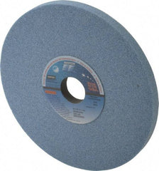 Norton - 8" Diam x 1-1/4" Hole x 1/2" Thick, K Hardness, 46 Grit Surface Grinding Wheel - Ceramic, Type 1, Coarse Grade, 3,600 Max RPM, Vitrified Bond, No Recess - Exact Tool & Supply