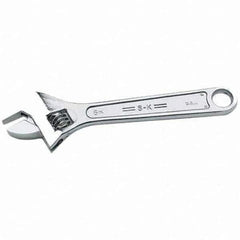 SK - Adjustable Wrench - Chrome Finish - Exact Tool & Supply
