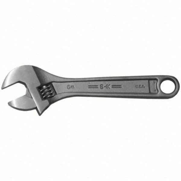 SK - Adjustable Wrench - Chrome Finish - Exact Tool & Supply
