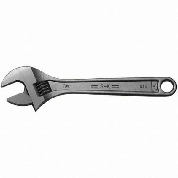 SK - Adjustable Wrench - Chrome Finish - Exact Tool & Supply