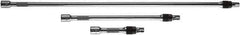 SK - 3/8" Drive Socket Locking Extension Set - 3 Pieces, Includes 7-1/2, 13-1/2, 19-1/2" Lengths - Exact Tool & Supply