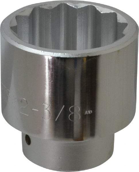 Proto - 2-3/8", 1" Drive, Standard Hand Socket - 12 Points, 4" OAL - Exact Tool & Supply