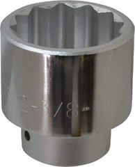 Proto - 2-3/8", 1" Drive, Standard Hand Socket - 12 Points, 4" OAL - Exact Tool & Supply