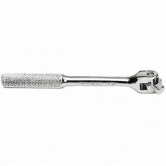 SK - Socket Handles - 1/4"DR 5.4"OAL FLEX HEAD HANDLE - Exact Tool & Supply
