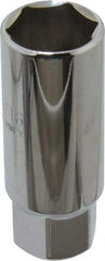 Proto - 3/4" Drive, Spark Plug Hand Socket - 12 Points, 2-1/2" OAL, Chrome Finish - Exact Tool & Supply
