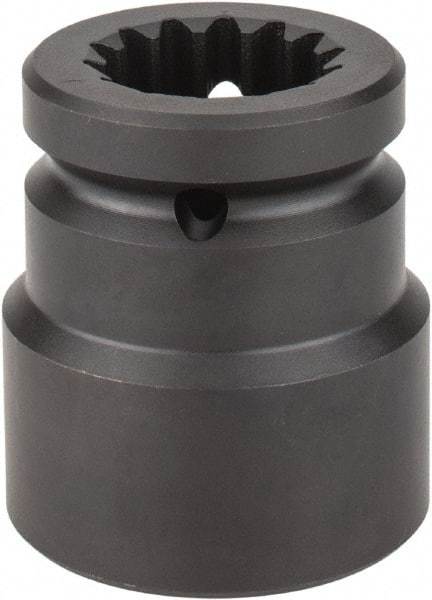 Proto - #5 Spline Drive, 1-5/8" Socket, Impact Socket - 6 Points, 3-5/8" OAL - Exact Tool & Supply