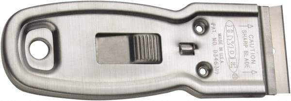 Hyde Tools - Stiff Steel Straight Scraper - 1.12" Blade Width - Exact Tool & Supply