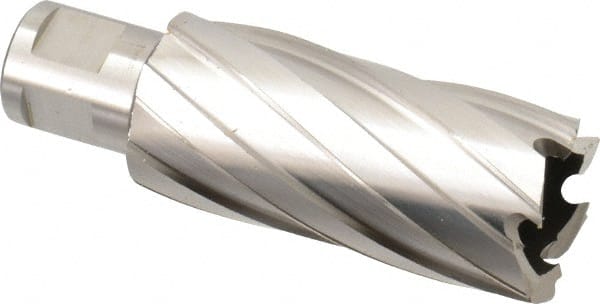 Hougen - 1-1/8" Diam x 2" Deep High Speed Steel Annular Cutter - Exact Tool & Supply