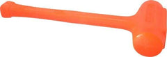 Stanley - 5 Lb Head, 19-5/8" Long Sledge Hammer - 2-55/64" Face Diam, 7-1/8" Long Head, Fiberglass Handle - Exact Tool & Supply