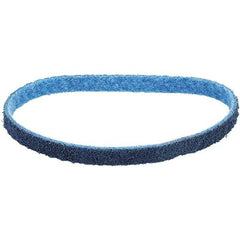 Dynabrade - 1/2" Wide x 24" OAL, Silicon Carbide Abrasive Belt - Silicon Carbide, Very Fine, Nonwoven, Cloth Backing, Wet/Dry - Exact Tool & Supply