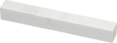 Norton - 220 Grit Aluminum Oxide Square Dressing Stick - 4 x 1/2 x 1/2, Very Fine Grade, Vitrified Bond - Exact Tool & Supply