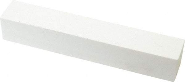 Norton - 220 Grit Aluminum Oxide Square Dressing Stick - 6 x 1 x 1, Very Fine Grade, Vitrified Bond - Exact Tool & Supply