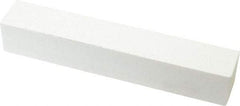 Norton - 220 Grit Aluminum Oxide Square Dressing Stick - 6 x 1 x 1, Very Fine Grade, Vitrified Bond - Exact Tool & Supply