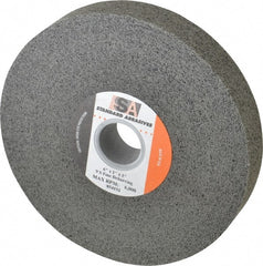 Standard Abrasives - 6" Diam, 1" Center Hole, Fine Grade, Silicon Carbide Deburring Wheel - Exact Tool & Supply