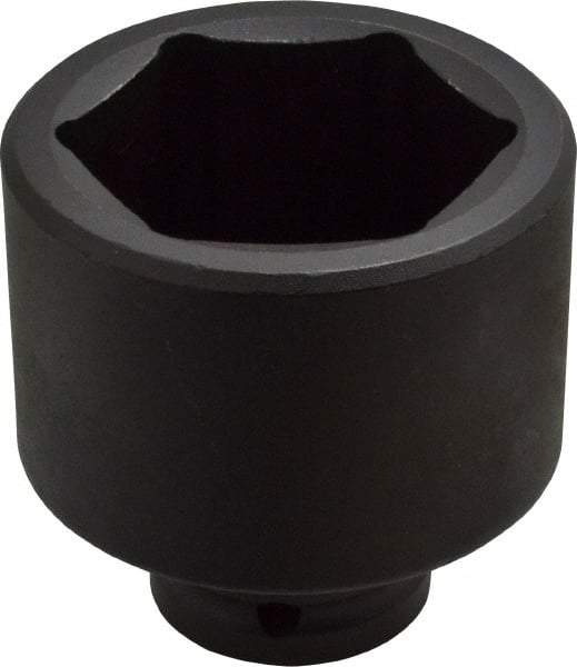 Proto - 3/4" Drive 2-1/4" Standard Impact Socket - 6 Points, 3-1/4" OAL - Exact Tool & Supply