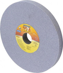 Norton - 8" Diam x 1-1/4" Hole x 3/4" Thick, J Hardness, 60 Grit Surface Grinding Wheel - Aluminum Oxide, Type 1, Medium Grade, 3,600 Max RPM, Vitrified Bond, No Recess - Exact Tool & Supply