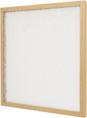 Value Collection - 20" Noml Height x 20" Noml Width x 1" Noml Depth, <20% Capture Efficiency, Panel Air Filter - MERV 4, Fiberglass, Integrated Chipboard Frame, 300 Max FPM, 833 CFM, For Any Unit - Exact Tool & Supply