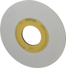 Norton - 10" Diam x 3" Hole x 1/4" Thick, K Hardness, 80 Grit Surface Grinding Wheel - Aluminum Oxide, Type 1, Medium Grade, 2,485 Max RPM, Vitrified Bond, No Recess - Exact Tool & Supply