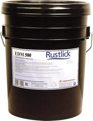 Rustlick - Rustlick EDM-500, 5 Gal Pail EDM/Dielectric Fluid - Synthetic, For Electric Discharge Machining - Exact Tool & Supply