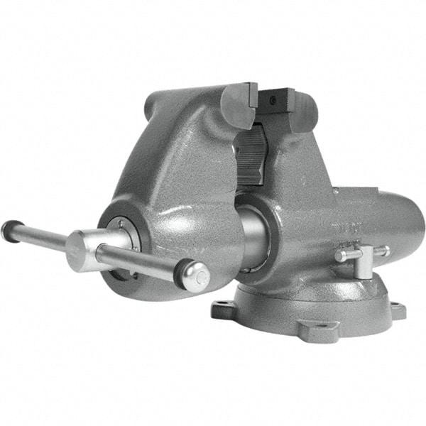 Wilton - Bench & Pipe Combination Vises Jaw Width (Inch): 6 Jaw Opening Capacity (Inch): 9 - Exact Tool & Supply