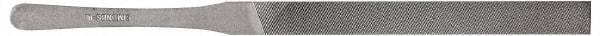 Simonds File - 5" Long, Flat American-Pattern File - Single Cut, Handle - Exact Tool & Supply