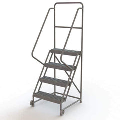 TRI-ARC - Rolling & Wall Mounted Ladders & Platforms Type: TiltNRoll Rolling Ladder Style: Tilt & Roll Safety Ladder - Exact Tool & Supply