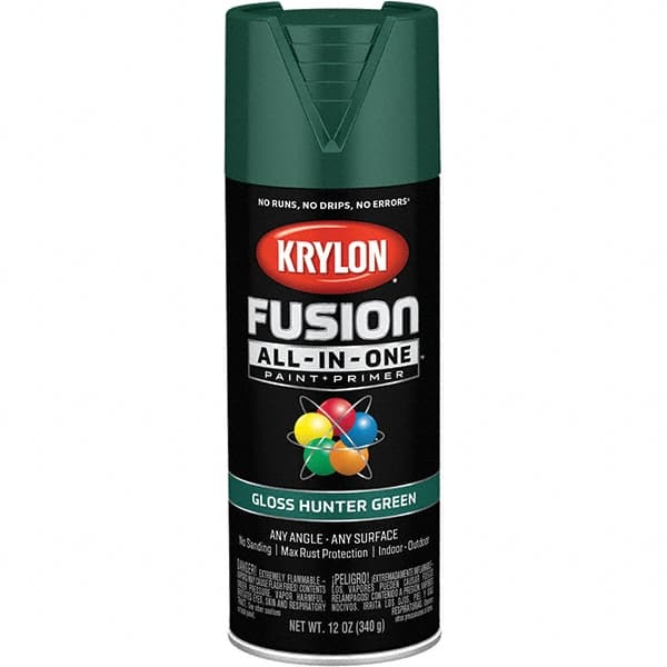 Krylon - Spray Paints Type: Acrylic Enamel Spray Paint Color: Hunter Green - Exact Tool & Supply