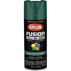 Krylon - Spray Paints Type: Acrylic Enamel Spray Paint Color: Hunter Green - Exact Tool & Supply