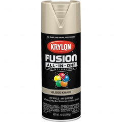 Krylon - Spray Paints Type: Acrylic Enamel Spray Paint Color: Khaki - Exact Tool & Supply