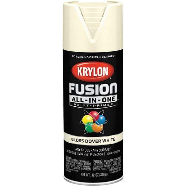 Krylon - Spray Paints Type: Acrylic Enamel Spray Paint Color: Dover White - Exact Tool & Supply