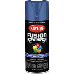 Krylon - Spray Paints Type: Acrylic Enamel Spray Paint Color: Blue Hyacinth - Exact Tool & Supply