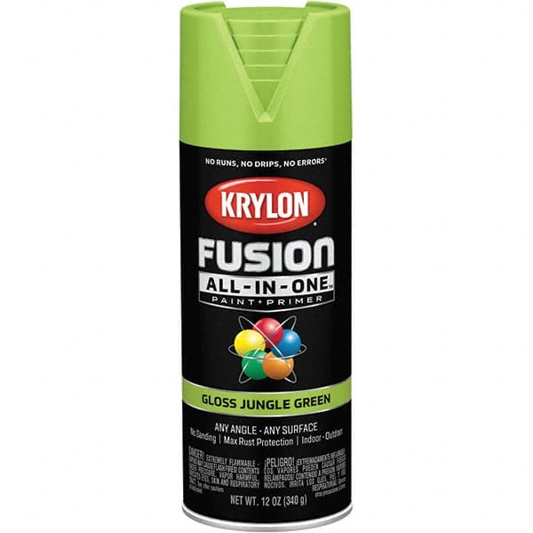 Krylon - Spray Paints Type: Acrylic Enamel Spray Paint Color: Jungle Green - Exact Tool & Supply