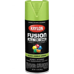 Krylon - Spray Paints Type: Acrylic Enamel Spray Paint Color: Jungle Green - Exact Tool & Supply