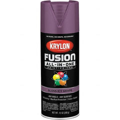 Krylon - Spray Paints Type: Acrylic Enamel Spray Paint Color: Icy Grape - Exact Tool & Supply