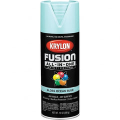 Krylon - Spray Paints Type: Acrylic Enamel Spray Paint Color: Ocean Blue - Exact Tool & Supply