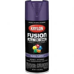 Krylon - Spray Paints Type: Acrylic Enamel Spray Paint Color: Purple - Exact Tool & Supply