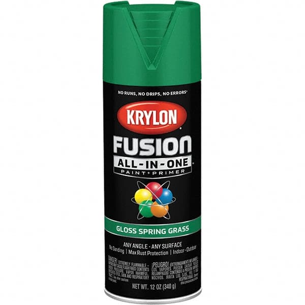 Krylon - Spray Paints Type: Acrylic Enamel Spray Paint Color: Spring Grass - Exact Tool & Supply