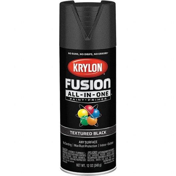 Krylon - Spray Paints Type: Acrylic Enamel Spray Paint Color: Black - Exact Tool & Supply