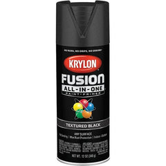 Krylon - Spray Paints Type: Acrylic Enamel Spray Paint Color: Black - Exact Tool & Supply