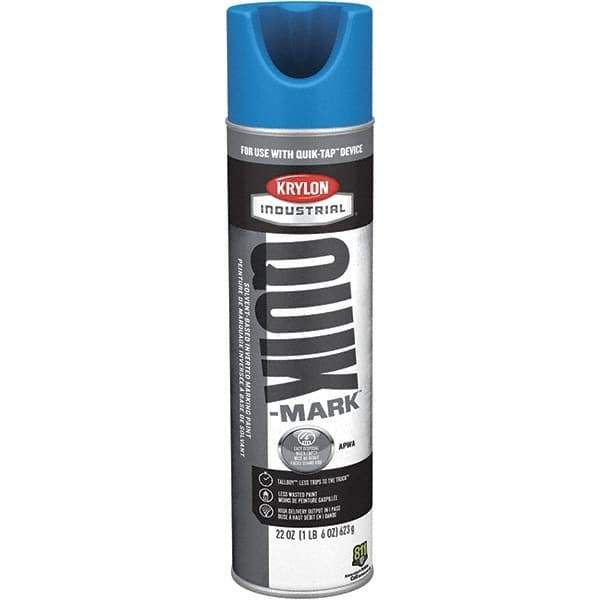 Krylon - Striping & Marking Paints & Chalks Type: Marking Paint Color Family: Blue - Exact Tool & Supply