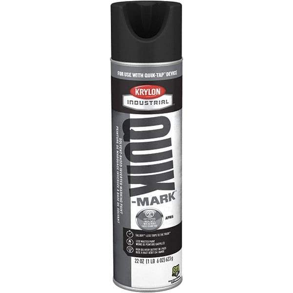 Krylon - Striping & Marking Paints & Chalks Type: Marking Paint Color Family: Black - Exact Tool & Supply