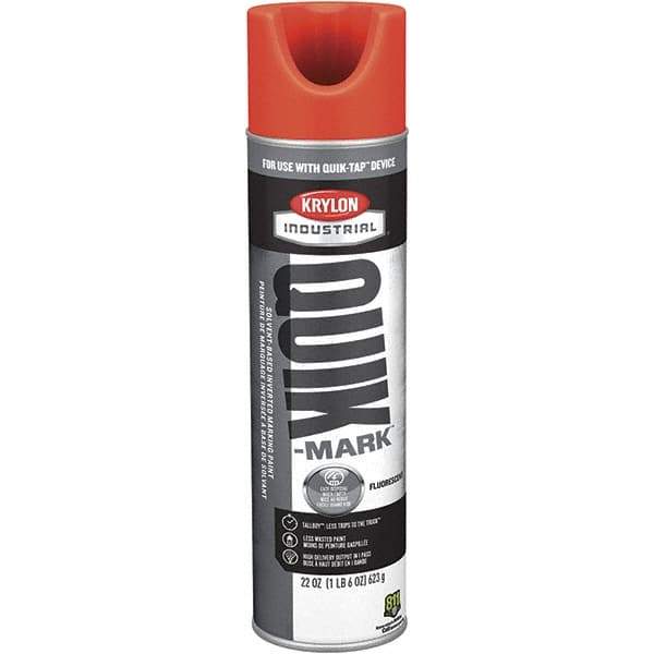 Krylon - Striping & Marking Paints & Chalks Type: Marking Paint Color Family: Red/Orange - Exact Tool & Supply