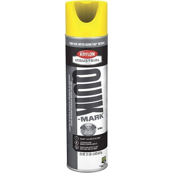 Krylon - Striping & Marking Paints & Chalks Type: Marking Paint Color Family: Yellow - Exact Tool & Supply