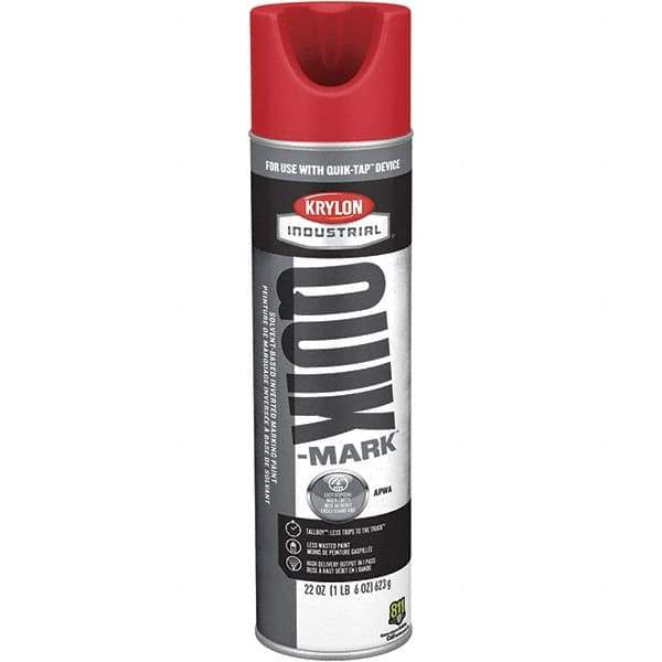 Krylon - Striping & Marking Paints & Chalks Type: Marking Paint Color Family: Red - Exact Tool & Supply