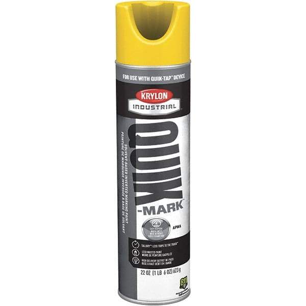Krylon - Striping & Marking Paints & Chalks Type: Marking Paint Color Family: Yellow - Exact Tool & Supply