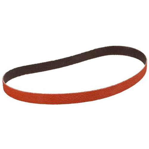 3M Cubitron II Cloth Belt 984F 50+ YF-weight 1/2″ × 132″ Film-lok Single-flex - Exact Tool & Supply